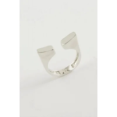  Köşeli Metal Yüzük