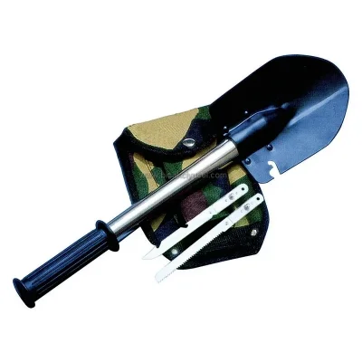 BUĞZ Eco Lounge KPX14 4 lü Kamp Seti - Bıçak, Testere, Kürek, Balta - Kılıflı