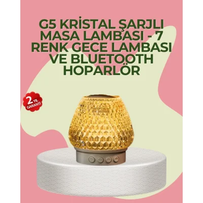  Kristal Tasarımlı Kablosuz Bluetooth 5.1 Hoparlör