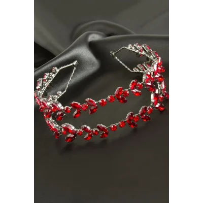 BUĞZ Kristal Taşlı Eğilebilir Saç Aksesuarı