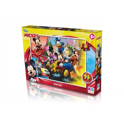  KS Puzzle 100 Parça Mickey Mouse