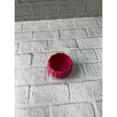 BUĞZ Küçük Boy Mor Saksı 5 cm Şık ve Minimal Dekoratif Tasarım - Lisinya