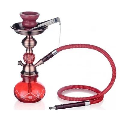  Küçük Boy Taşınabilir Nargile Takımı - Kırmızı