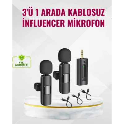 BUĞZ Küçük Boyutlu Mikrofon - 8 Saat Kullanım