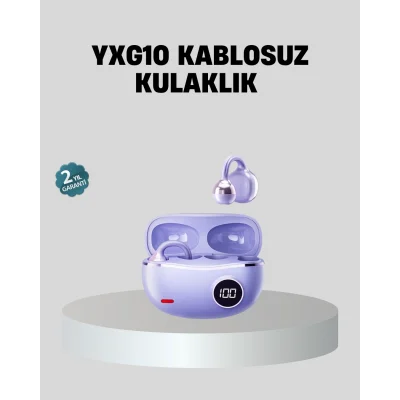 BUĞZ Kulak Arkası Klipsli Bluetooth Kulaklık YXG10 Silikon Malzemeli Ergonomik