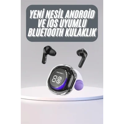 BUĞZ Kulak İçi Bluetooth Kulaklık ANC ENC Özellikli Şarj Göstergeli Kablosuz Kulaklık - BUĞZ