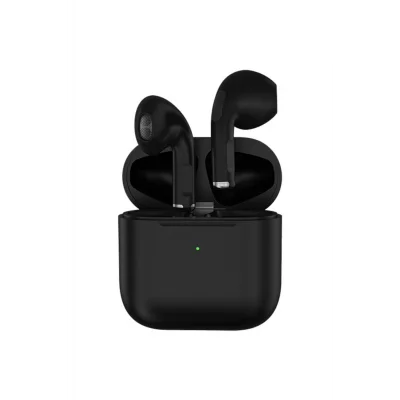 BUĞZ Kulak İçi Kablosuz Bluetooth Kulaklık, Aktif Gürültü Önleme ve Suya Dayanıklı Siyah Tasarım