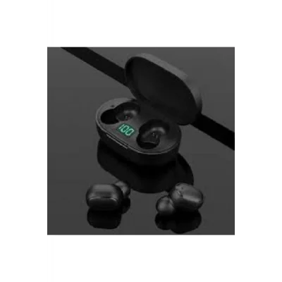 BUĞZ Kulak İçi TWS Bluetooth Kulaklık, Dokunmatik Kontrollü, Suya Dayanıklı Siyah Model