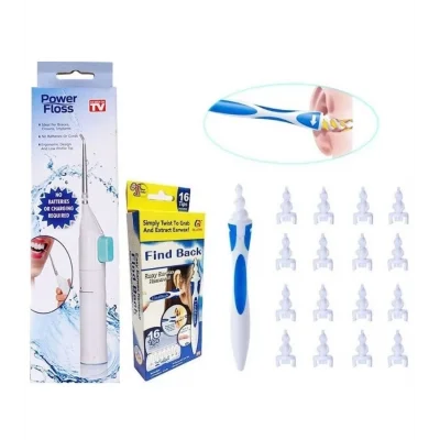 BUĞZ Kulak Temizleme ve Power Floss Diş Temizleme Seti | Mekanik Ağız Bakımı