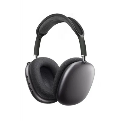 BUĞZ Kulak Üstü Kablosuz Bluetooth Kulaklık, Mikrofonlu ve SD Kart Girişli Siyah Tasarım