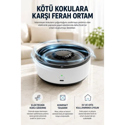 BUĞZ Küllük Duman Giderici Temizlenebilir Elektronik Pilli