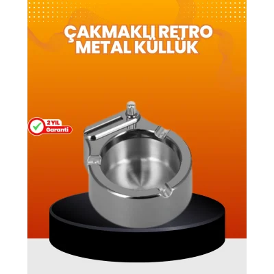 BUĞZ Küllük ve Çakmak Birleşik Set Paslanmaz Çelik Gövde