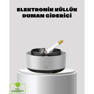 BUĞZ Küllük ve Hava Temizleyici 2’si 1 Arada – Sigara Kokusu Giderici, Araba ve Ofis İçin