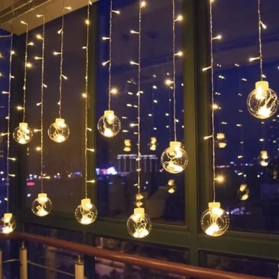 BUĞZ Küre Toplu Perde Led Işık