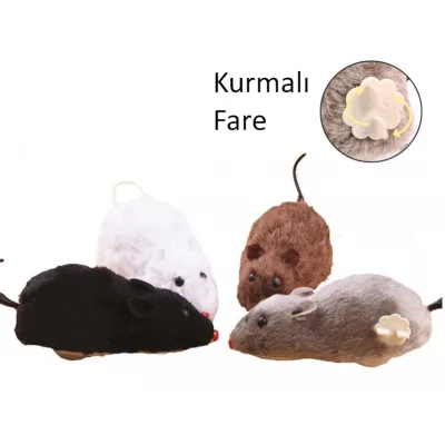 BUĞZ Kurmalı Fare Kedi Eğitim Oyuncağı