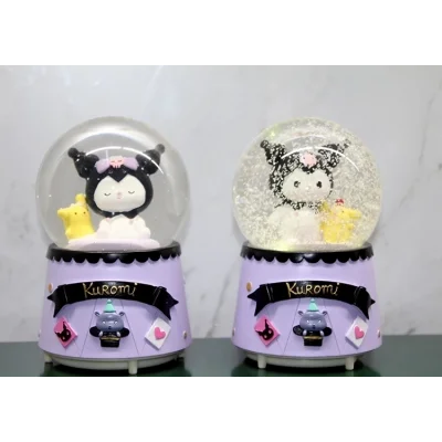 BUĞZ Kuromi Işıklı Müzikli Kar Küresi Orta Boy Alk3044