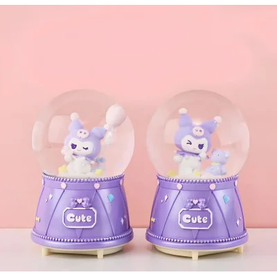 BUĞZ Kuromi Işıklı Müzikli Kar Küresi Orta Boy Model 3