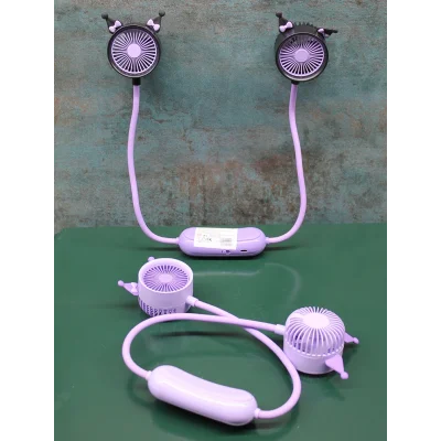 BUĞZ Kuromi Şarjlı Boyun Fanı Vantilatör 2 Kademeli Model 1