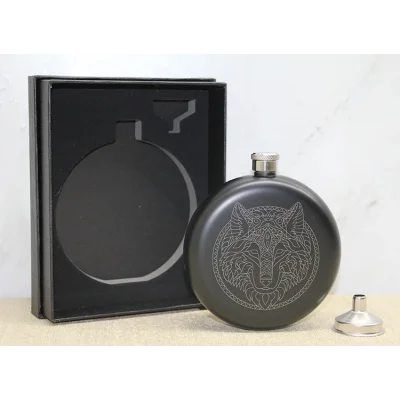 BUĞZ Kurt Motifli Hunili Matara Seti