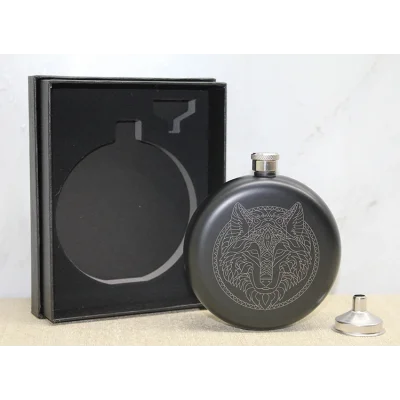 BUĞZ Kurt Motifli Hunili Matara Seti