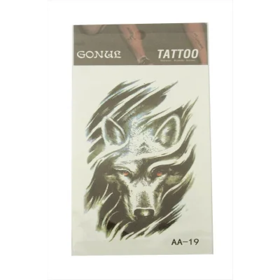 BUĞZ Kurt Tattoo Dövme Sticker