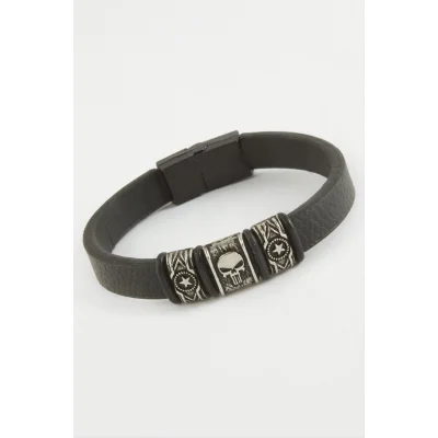  Kuru Kafa Kaliteli Mıknatıslı Suni Deri Bileklik