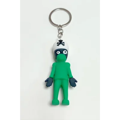  Kuru Kafa Silikon Anahtarlık