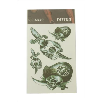 BUĞZ Kuru Kafa Tattoo Dövme Sticker