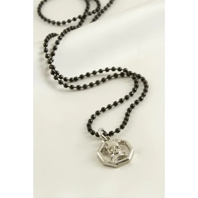  Kuru Kafa Top Zincirli Erkek Kolye