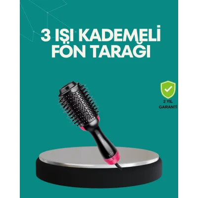 BUĞZ Kurutmalı Saç Şekillendirici Fönlü Fırça 1200 Watt Güç