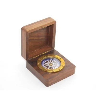  Kutulu Pirinç Pusula Model 2