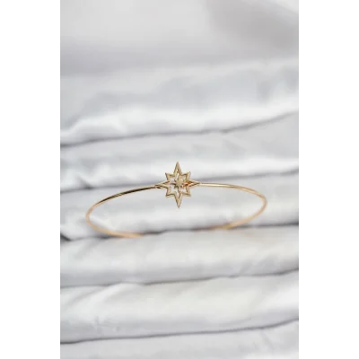 BUĞZ Kutup Yıldızı Model Gold Renk Bileklik