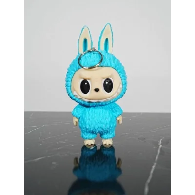 BUĞZ Labubu Anahtarlık Figür Turkuaz Renk 13 cm Kaliteli - Lisinya