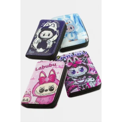  Labubu Deri Cüzdan