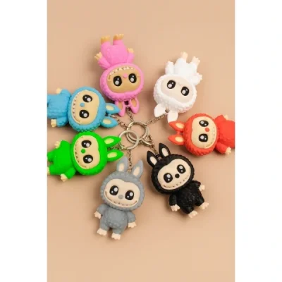 BUĞZ Labubu Figürlü Anahtarlık