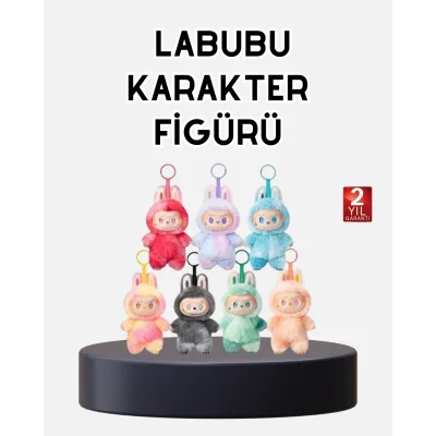 BUĞZ Labubu Koleksiyonluk Peluş Oyuncak – Yumuşak Kumaşlı, Dekoratif Tasarım, Hediyelik