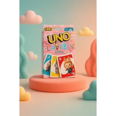 BUĞZ Labubu Uno Paketi Kart Deste Arkadaş Aile Oyunu