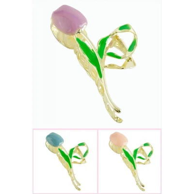 BUĞZ Lale Metal Mandal Toka 11 cm