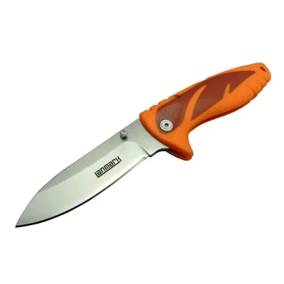  Lanmark FX 11 Turuncu Kamp Çakı 20 cm - Kauçuk Sap, Manuel Açılma