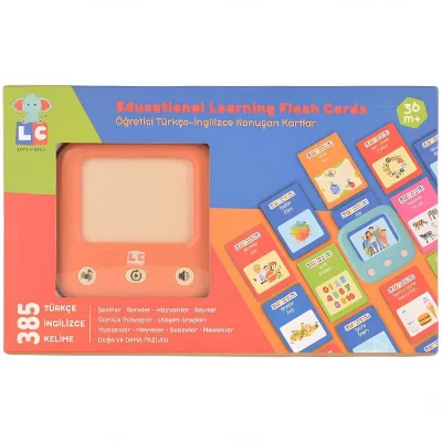  LC Öğretici Türkçe İngilizce Konuşan Flash Kartlar 31050