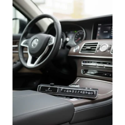 BUĞZ LED Ekranlı Nemlendirici Araç Park İletişim Numarası Gösterici