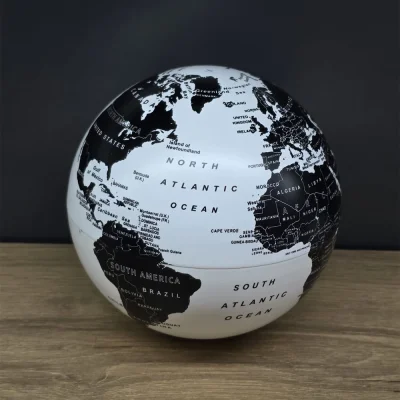 BUĞZ LED Işıklı 360 Derece Dönen Dünya Küresi