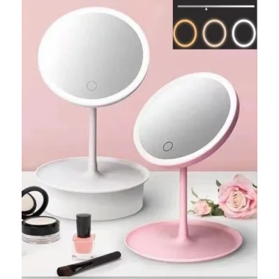 BUĞZ Led Işıklı Dokunmatik Makyaj Aynası 3 Kademeli Işık Ayarlı