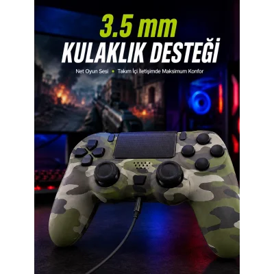 BUĞZ LED Işıklı Oyun Kolu – Durum Göstergeli Şık Tasarım