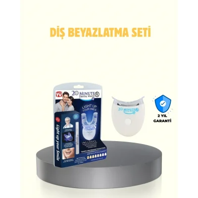 BUĞZ LED Işıklı Profesyonel Diş Beyazlatma Seti