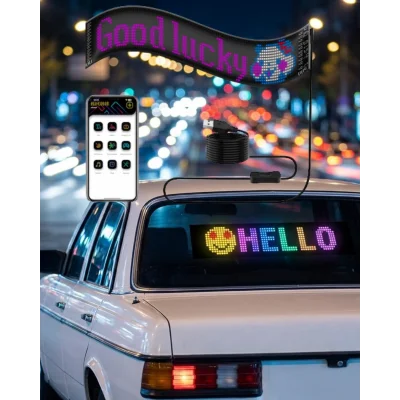 BUĞZ LED Matrix Panel RGB Yazı Yazma Animasyonlu Telefon Kontrollü Akıllı Ekran