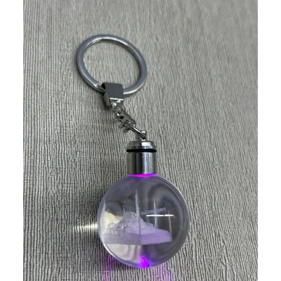 BUĞZ Ledli Sultanahmet Tasarımı Kristal Anahtarlık