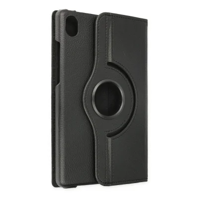 BUĞZ Lenovo Tab M8 Kılıf 360 Tablet Deri Kılıf - Siyah