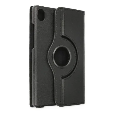 BUĞZ Lenovo Tab M8 Kılıf 360 Tablet Deri Kılıf - Siyah