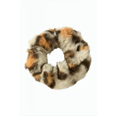 BUĞZ Leopar Desenli Tüylü Simit Toka 1 Adet